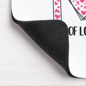 100 Tage der liebenden Schule 100. Schultag Mousepad (Ecke)