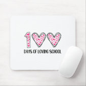 100 Tage der liebenden Schule 100. Schultag Mousepad (Mit Mouse)