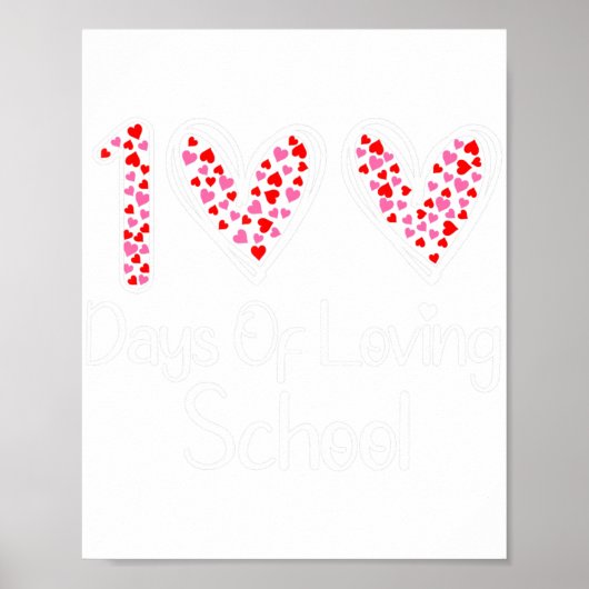100 Tage der liebenden Schule 100 Tage Schulalter Poster (Vorne)