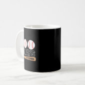 100 Tage der Schule Baseball 100. Schultag Kaffeetasse (Vorderseite Links)