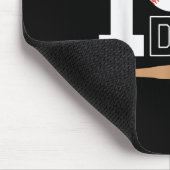 100 Tage der Schule Baseball 100. Schultag Mousepad (Ecke)