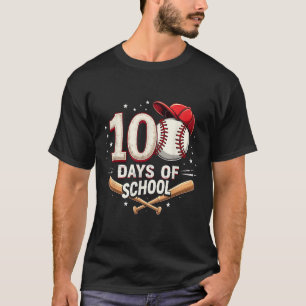 100 Tage der Schule Baseball 100. Schultag T-Shirt