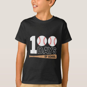 100 Tage der Schule Baseball 100. Schultag T-Shirt