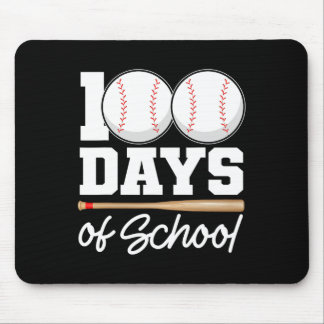 100 Tage der Schule Baseball 100 Tage Gym Mousepad