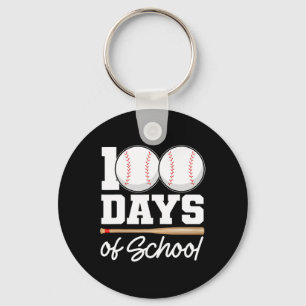 100 Tage der Schule Baseball 100 Tage Gym Schlüsselanhänger
