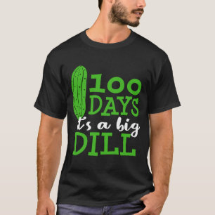 100 Tage der Schule Big Dill Pickle Lehrer Studen T-Shirt