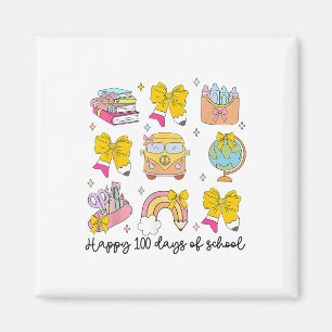 100 Tage der Schule Bruh School Lehrer Kinder Jung Magnet