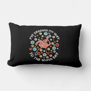 100 Tage der Schule Groove Flamingo Gesicht Maske Lendenkissen