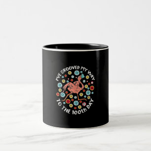 100 Tage der Schule Groove Flamingo Gesicht Maske Zweifarbige Tasse