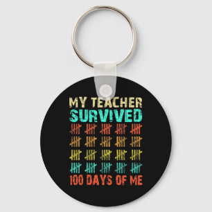 100 Tage der Schule Kinder 100. Schultag Costu Schlüsselanhänger