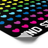 100 Tage der Schule noch lieben es Herz 100. Da Poster (Ecke)