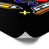 100 Tage der Schule Poster (Ecke)