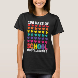 100 Tage der Schule und immer noch lieben es Herz T-Shirt