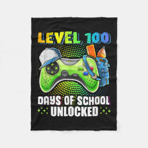 100 Tage der Schule, ungesperrte Gamer-Videospiele Fleecedecke