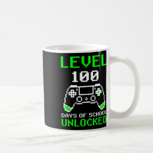 100 Tage der Schule, ungesperrte Gamer-Videospiele Kaffeetasse