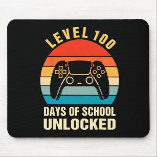 100 Tage der Schule, ungesperrte Gamer-Videospiele Mousepad