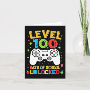100 Tage der Schule, ungezähmt Gamer 100. Tag der Karte