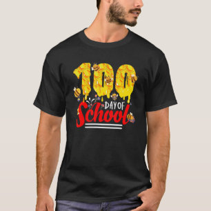 100 Tage der Schulgruppe Niedliche Bienen Lehrer T-Shirt