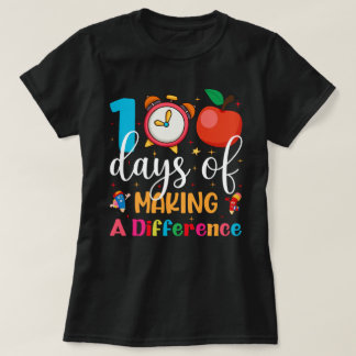 100 Tage der Veränderung in der Schule T-Shirt