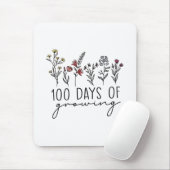 100 Tage der wachsenden Pflanze Mousepad (Mit Mouse)