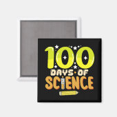 100 Tage der Wissenschaft 100. Schullehrer Magnet (Vorderseite/Rückseite)
