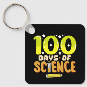 100 Tage der Wissenschaft 100. Schullehrer Schlüsselanhänger
