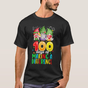 100 Tage des Bewirkens von Veränderungen Süßer Gno T-Shirt