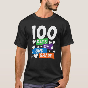 100 Tage des dritten Grades 3. Grades 100 Tage nac T-Shirt