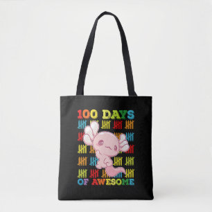 100 Tage des großartigen Axolotls 100. Schultag Tasche