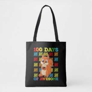 100 Tage des großartigen Eichhörnchens 100. Schult Tasche