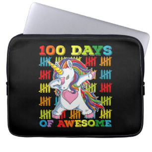 100 Tage des großartigen Einhorns 100. Schultag Laptopschutzhülle
