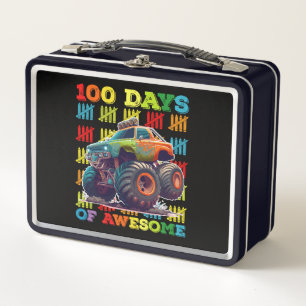 100 Tage des großartigen Monstertrucks 100. Tag Sc Metall Brotdose