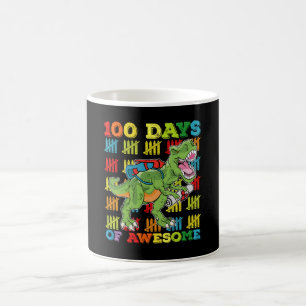 100 Tage des großartigen T-Rex-Dinosauriers 100. S Kaffeetasse
