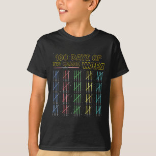 100 Tage des Krieges der dritten Klasse 100. Schul T-Shirt