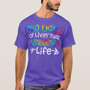 100 Tage des Lebens", dass Kindergarten Leben Jung T-Shirt