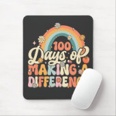 100 Tage des Unterrichtens mit Regenbogen Mousepad (Mit Mouse)