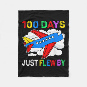 100 Tage, die nur mit dem Flugzeug am 100. Fleecedecke