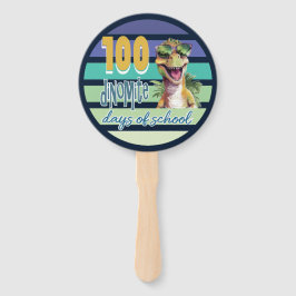 100 Tage Dinosaur Schule Party Fächer