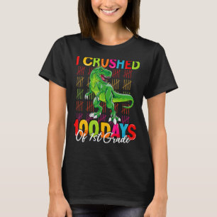 100 Tage Dinosaurier-Jungen in der Schule Kinder 1 T-Shirt