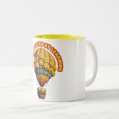 100 Tage durch Lernen aufgehoben Zweifarbige Tasse (VorderseiteRechts)