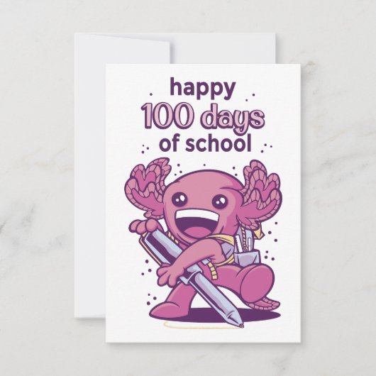 100 Tage Einladung zur Schule (Vorderseite)