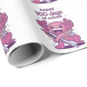 100 Tage Einladung zur Schule Geschenkpapier (Rolleneckpunkt)