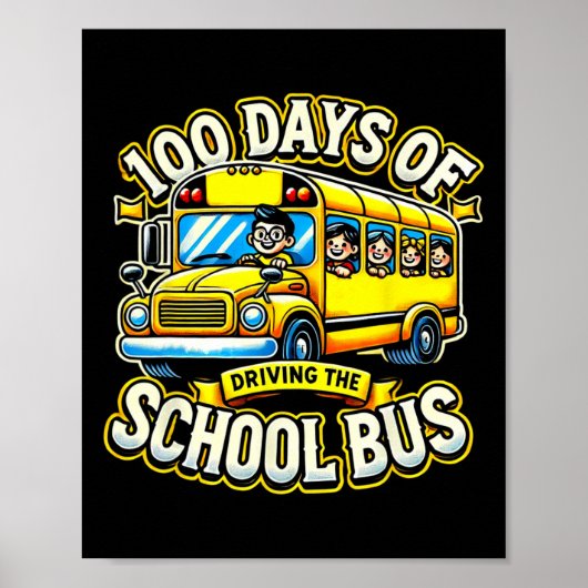 100 Tage Fahrt mit dem Schulbus 2 Poster (Vorne)