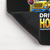 100 Tage Fahrt mit dem Schulbus 3 Mousepad (Ecke)