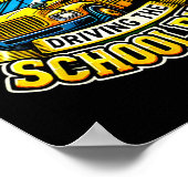 100 Tage Fahrt mit dem Schulbus Poster (Ecke)