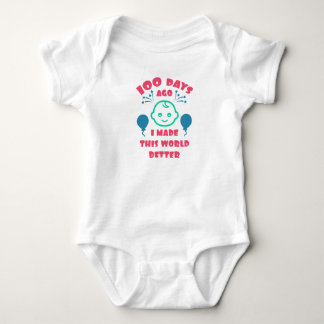 100-Tage-Feier für das Baby |100. Kinderdusche Strampler