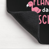100 Tage Flamingo Lehrer Kinder Mousepad (Ecke)
