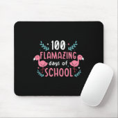 100 Tage Flamingo Lehrer Kinder Mousepad (Mit Mouse)