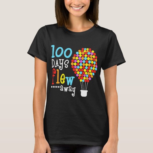 100 Tage für Lehrereltern T-Shirt (Vorderseite)