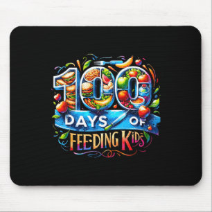 100 Tage Fütternd Kinderschule Canteen Worker Lun Mousepad